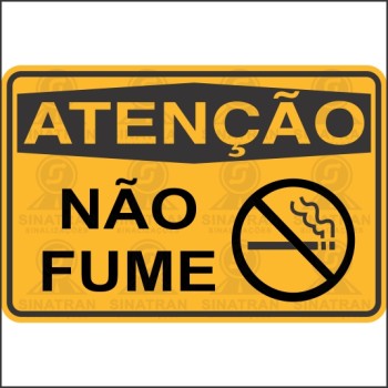 Atenção - Não fume